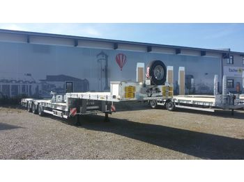 Humbaur 3-Achs Sattel SAF Liftachse Lenkachse Container  - Semi-trailer low bed