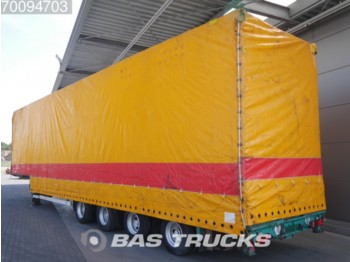 MEUSBURGER Ausziehbar bis 19.85m  2x Lenkachse Liftachse MPG-4 4 axles Twistlocks - Semi-trailer low bed