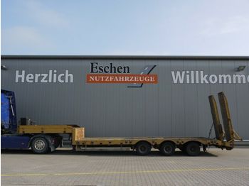 Möslein 3 Achs Tieflader, verbreiterbar, Luft, SAF  - Semi-trailer low bed