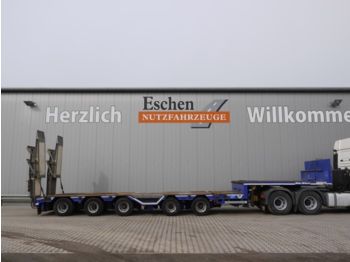 Müller-Mitteltal TS5-VLL3 Tele AL 50.0, verbr., 1+2 Achse lift  - Semi-trailer low bed