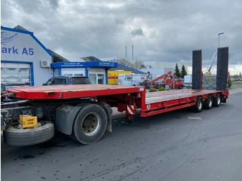 Müller-Mitteltal TS 3 Kompakt Tieflader 3-Achser Lenkachse Rampen  - Semi-trailer low bed