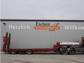 Müller-Mitteltal TS 3-VLL, Luft, Hydr. Rampen, gel.Achsen, verbr.  - Semi-trailer low bed