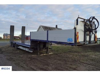  Norslep 2 axle crane semitrailer - Semi-trailer low bed