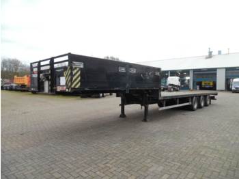 SDC 3-axle semi-lowbed container trailer - Semi-trailer low bed