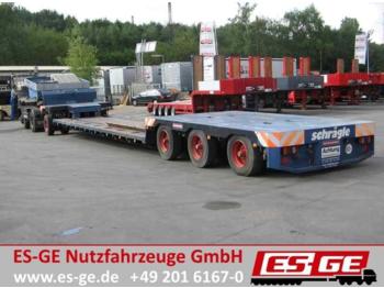 Scheuerle 4-Achs-Tiefbett (1 + 3 Kombination) - zwangsgele  - Semi-trailer low bed