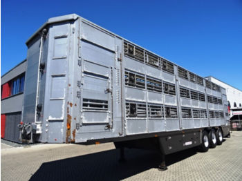 Pezzaioli SBA63 U/ 3 Stock !!! / LIFTACHSE/Hubdach  - Semi-trailer pengangkut hewan