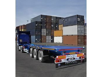AKYEL TRAILER HIGH CUBE CONTAINER CARRIER SEMI TRAILER - Semi-trailer pengangkut mobil