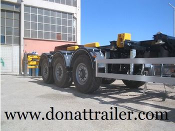 DONAT Container Chassis Semitrailer - Extendable - Semi-trailer pengangkut mobil