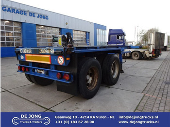 Flandria 20 FT Container Chassis / BPW / Steel Suspension / Double Tyres - Semi-trailer pengangkut mobil