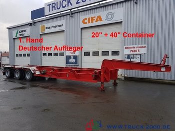  GoFa 3 Achs Container Chassis 20"+40" BPW Achsen - Semi-trailer pengangkut mobil