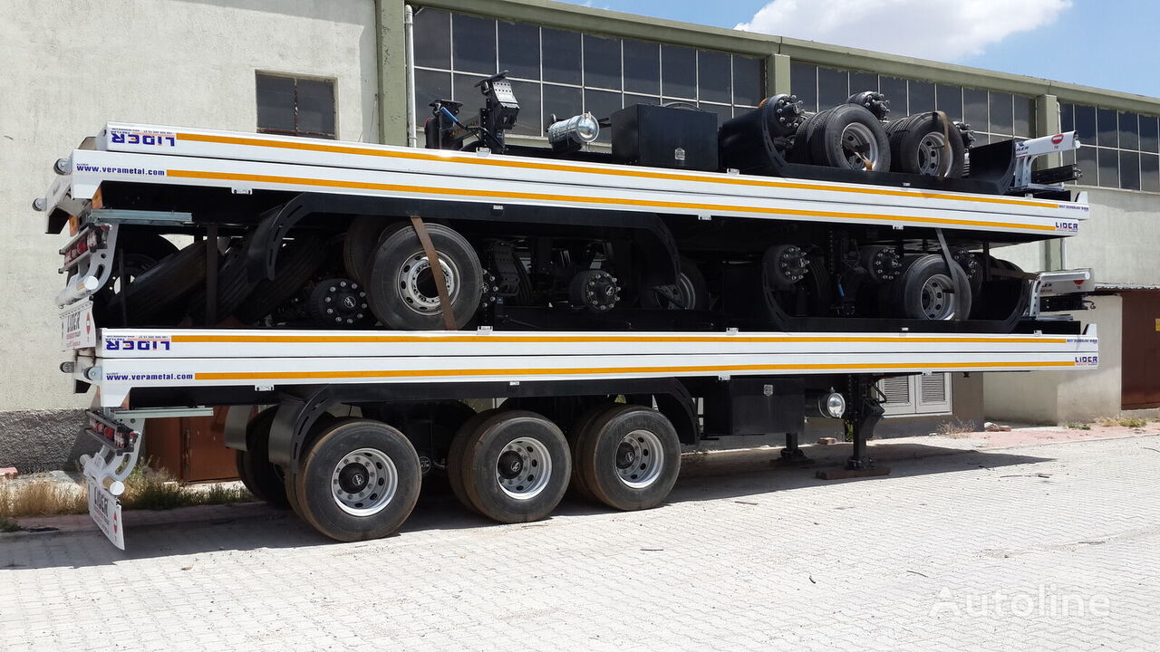 Semi-trailer pengangkut mobil LIDER 2023 MODEL NEW DIRECTLY FROM MANUFACTURER FACTORY AVAILABLE READY: gambar 2