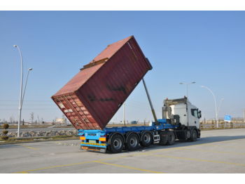 OZGUL TIPPING TYPE CONTAINER TRAILER - Semi-trailer pengangkut mobil