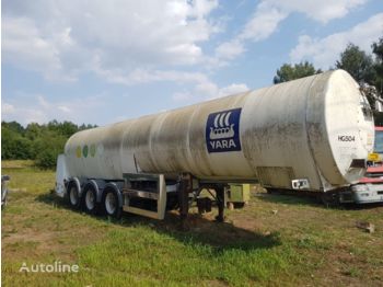 CLAYTON CO2, 23500 liter. - Semi-trailer tangki