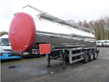 Clayton Chemical tank inox 30 m3 / 1 comp - Semi-trailer tangki