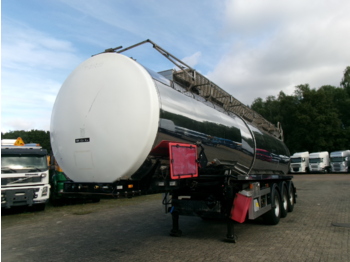 Clayton Chemical tank inox 30 m3 / 1 comp + pump - Semi-trailer tangki