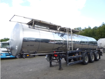 Clayton Food tank inox 23.5 m3 / 1 comp + pump - Semi-trailer tangki
