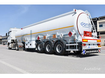 DONAT Aluminum Fuel Tanker with Bottom Loading - Semi-trailer tangki