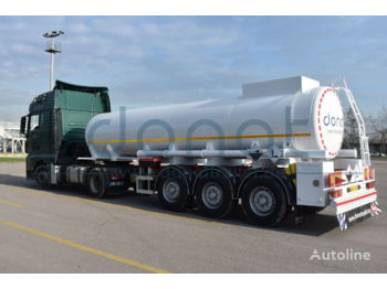 DONAT Stainless Steel Tanker - Sulfuric Acid - Semi-trailer tangki