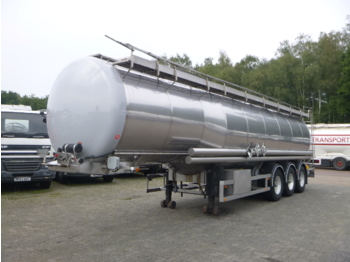 Dijkstra Chemical tank inox 37.5 m3 / 1 comp - Semi-trailer tangki