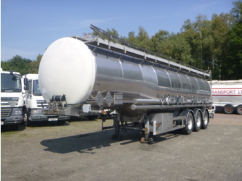 Dijkstra Chemical tank inox 37.5 m3 / 5 comp - Semi-trailer tangki
