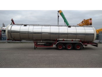 Dijkstra DRVOC 18-28/12-27 55.000L TANKTRAILER FOR FOODSTUFF ONLY - Semi-trailer tangki
