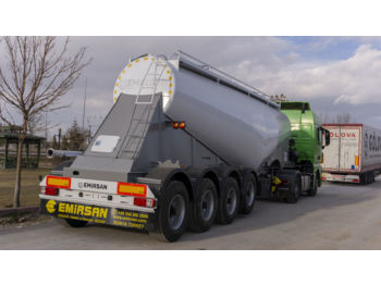 EMIRSAN 4 Axle Cement Tanker Trailer - Semi-trailer tangki