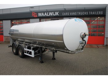 ETA 2 asser melktrailer Lift axle+isolation 25.000 Liter - Semi-trailer tangki