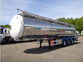 Feldbinder Food tank inox 33m3 / 3comp + pomp - Semi-trailer tangki
