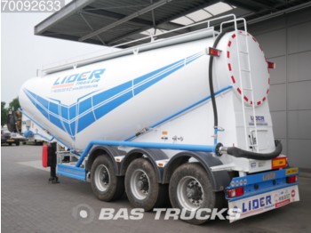 Lider 35m3 Cement Silo German Docs Liftachse C24 Compressor GENCom - Semi-trailer tangki