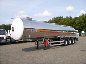 Magyar Chemical tank inox 33 m3 / 1 comp - Semi-trailer tangki