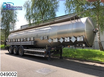 Magyar Fuel RVS tank FUEL 40000 Liter, 9 Compartments, Hydraulic pump - Semi-trailer tangki