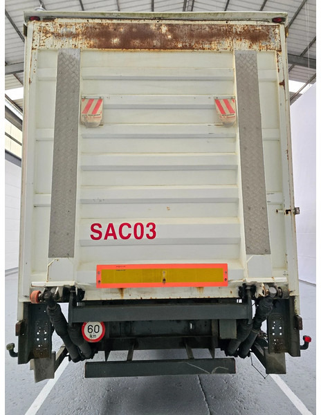 Semi-trailer kotak tertutup Van Hool 3B0047 / DHOLLANDIA 3000kg: gambar 6