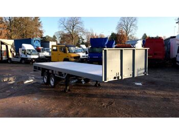 Semi-trailer flatbed Veldhuizen Be Oplegger 5200 kg vlak Veldhuizen aluminium vloer: gambar 1