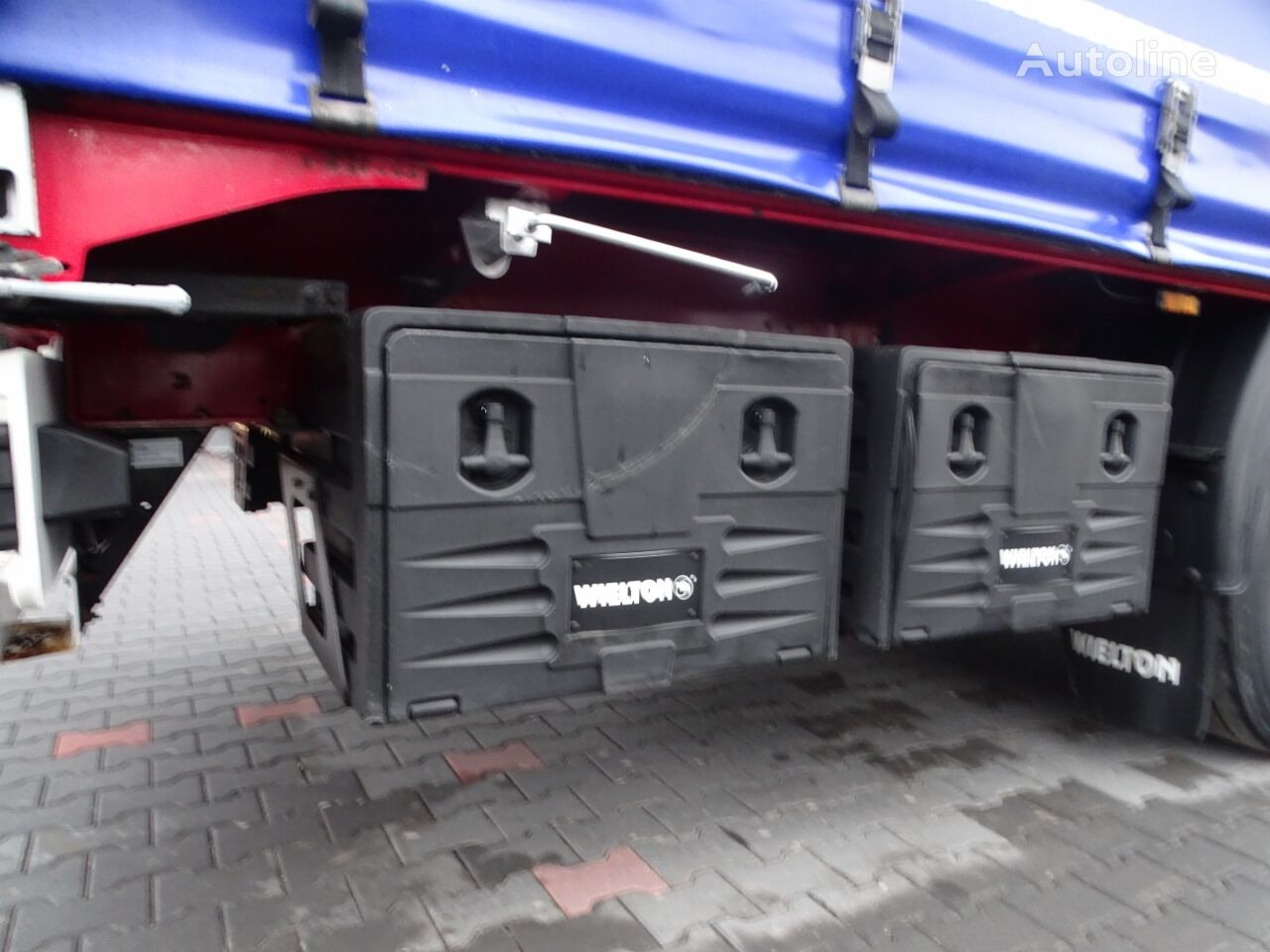 Semi-trailer dengan terpal samping Wielton CURTAINSIDER / STANDARD / COILMULD - 9 M / 6700 KG !!! / LIFTED: gambar 12