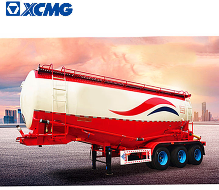 Semi trailer silo XCMG Official XLXYZ9401GXH Bulk Cement Tanker Semi Trailer Price: gambar 2