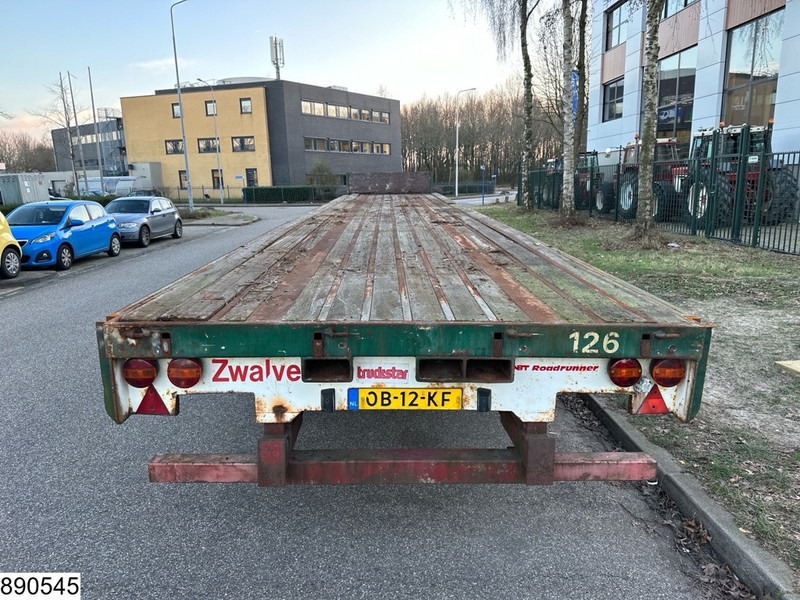 Semi-trailer flatbed Zwalve open laadbak: gambar 4