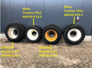 Mitas / Alliance Wheels, 600/40 R22.5 - Ban