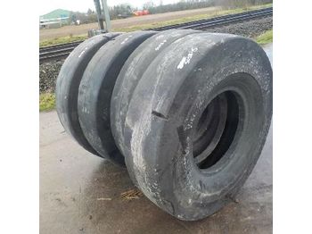  Unused 14.00-24 Tyres to suit Pneumatic Roller (Bomag, CAT, Dynapac, Hamm, Ammann) - Ban