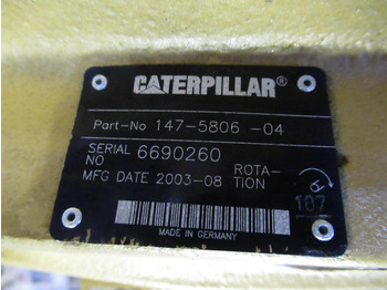 Pompa hidrolik untuk Peralatan konstruksi Caterpillar 1475806 -: gambar 5