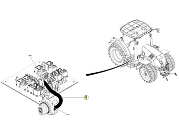 Kabel/ Kawat harness untuk Traktor Claas Arion 550-520 650-620 - kabel wiązka elektryczna 0021503042: gambar 2