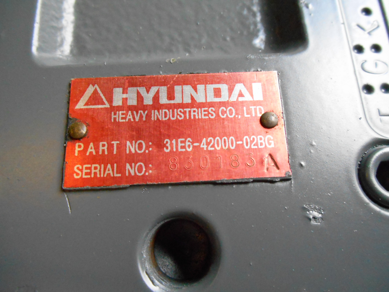Motor hidrolik untuk Peralatan konstruksi Hyundai 31E6-42000-02BG -: gambar 4