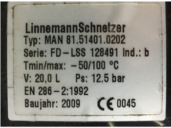 Sistem pemasukan udara untuk Bus Linnemann Schnetzer LIONS CITY A23 (01.96-12.11): gambar 4