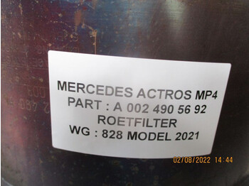 Sistem pemasukan udara untuk Truk Mercedes-Benz A 002 490 56 92 ACTROS ROETFILTER MP4 EURO 6: gambar 3