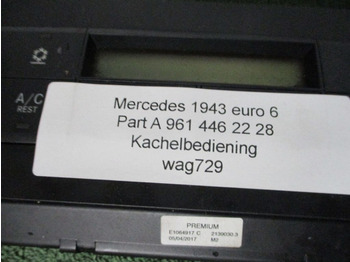 Sistem listrik untuk Truk Mercedes-Benz A 961 446 22 28 // A 961 446 14 28 // KACHELBEDIENING EURO 6: gambar 3