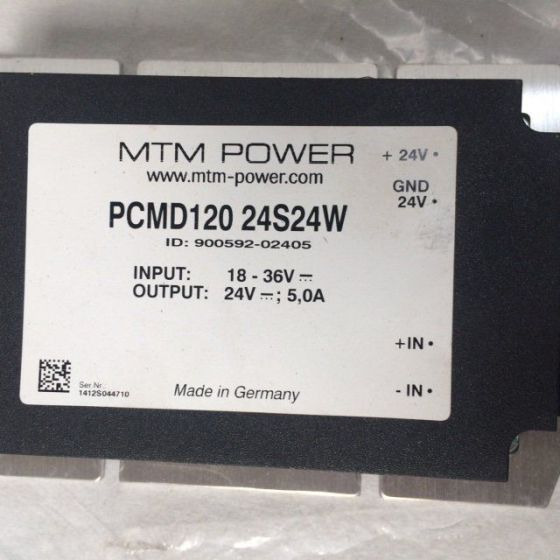 Sistem listrik untuk Peralatan untuk menangani material PCMD120  24S24W Converter: gambar 3