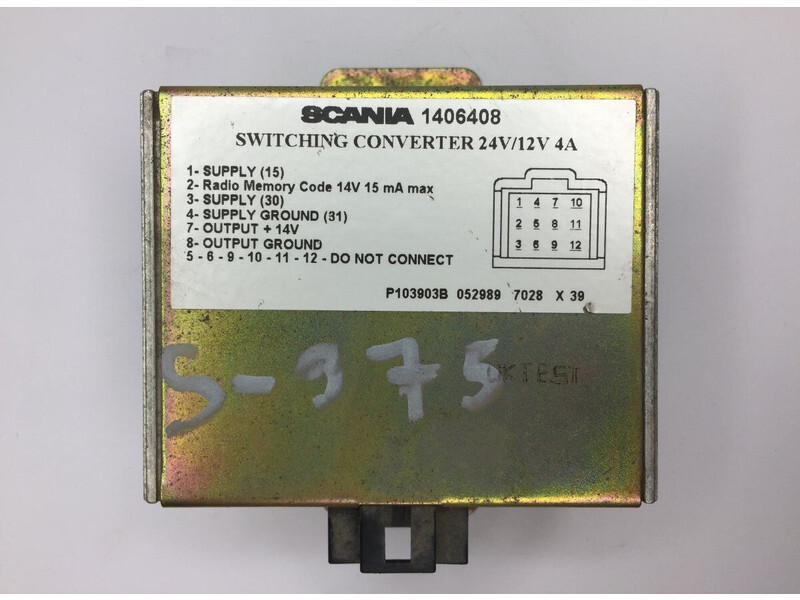 Sistem listrik Scania 4-series 124 (01.95-12.04): gambar 3