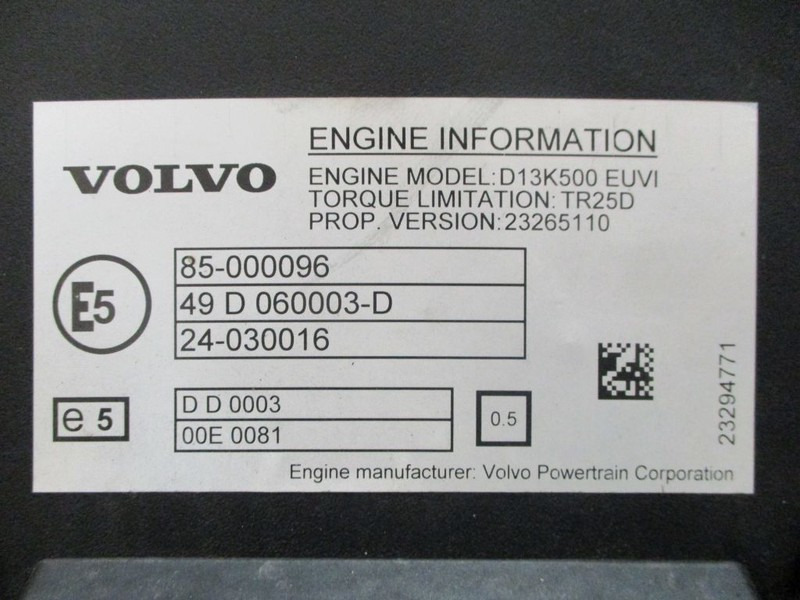 Mesin Volvo D13K500 EUVI MOTOR 85000096 VOLVO FH 500 2021 5000KM!: gambar 9