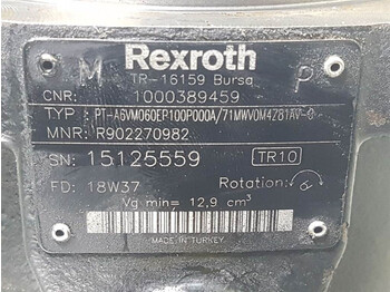 Hidrolika untuk Peralatan konstruksi baru WACKER NEUSON 1000389459-Rexroth A6VM060EP100-Drive motor: gambar 5