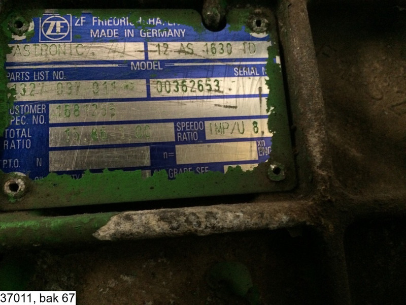 Gearbox ZF 12 AS 4630 TD, Astronic, Automatic: gambar 2