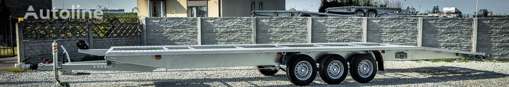 Trailer autotransporter baru Boro LAWETA Indiana, bardzo solidna 8,50m!: gambar 2